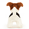 Jellycat tøjdyr - Hund - 18 cm - Albert Jack Russell. Sjovt legetøj og sød dåbsgave