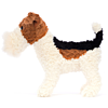 Jellycat tøjdyr - Hund - 23 cm - Hector Fox Terrier. Sjovt legetøj og sød dåbsgave