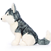 Jellycat tøjdyr - Hund - 25 cm - Jackson Husky. Sjovt legetøj og sød dåbsgave