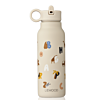 Liewood flaske - Falk water bottle - Alphabet Sandy - 350 ml . Praktiskt til udflugten