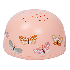 Natlampe, projector - Butterflies - A Little Lovely Company til børneværelset