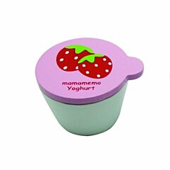 Legemad - Yoghurt i træ - jordbær - MaMaMeMo