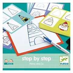 Djeco, at tegne - Step by step - Graff´ and Co. Sjovt legetøj og pædagogisk kreativ leg