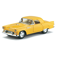 Bil i metal - Ford Thunderbird-55, gul - legetøj