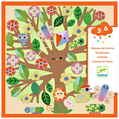 Djeco - Filt klistermærker - Through the Seasons. Legetøj