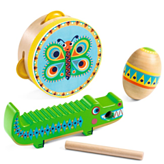 Djeco - Musiklegetøj - Sæt med 3 instrumenter - legetøj