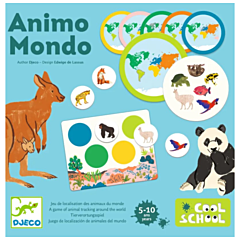 Djeco - Spil til børn - Bingo Animo Mondo. Sjovt spil til børn fra 5 år