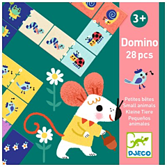 Djeco - Domino -  Small Animals. Sjovt spil til de lidt mindre børn
