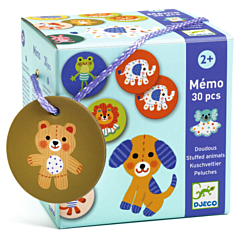 Djeco - Memory - Memo Stuffed Animals. Spil