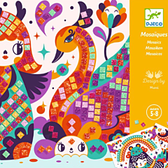 Mosaik, Kokeshi Mosaik - 2 stk - Djeco. Kreativt legetøj