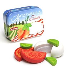 Legemad - Mozzarella og tomat