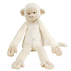 Happy Horse tøjdyr - abe 32 cm - Monkey Mickey no. 1, Ivory. Dåbsgave