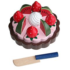 Legemad - kage i træ, vandmelon og jordbær - Magni