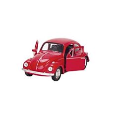 Bil i metal - Volkswagen classical Beetle - rød
