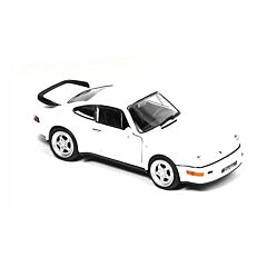 Bil i metal - Porsche 911 turbo - hvid 