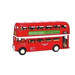 Bil i metal - London bus - rød