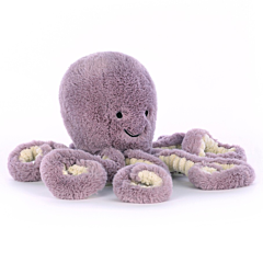 Jellycat tøjdyr - Blæksprutte - Maya Octopus 23 cm. Sjovt legetøj