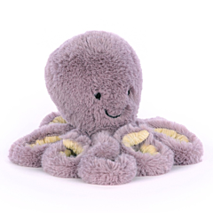 Jellycat tøjdyr - Blæksprutte, baby - Maya Octopus 14 cm. Sjovt legetøj
