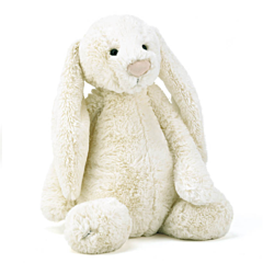 Jellycat tøjdyr - Kanin 36 cm - Bashful Cream Bunny. Sjovt legetøj og sød dåbsgave