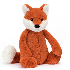 Jellycat tøjdyr - Ræv - 31 cm - Bashful Fox Cub Original. Dåbsgave