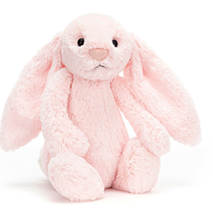Jellycat tøjdyr - Kanin 31 cm - Bashful Bunny Pink Medium. Dåbsgave