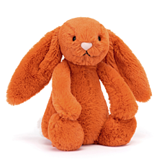 Jellycat tøjdyr - Kanin 18 cm - Bashful Tangerine Bunny. Sjovt legetøj og sød dåbsgave