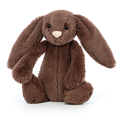 Jellycat tøjdyr - Kanin 18 cm - Bashful Fudge Bunny. Sjovt legetøj og sød dåbsgave