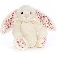 Jellycat tøjdyr - Kanin 31 cm - Blossom Cherry Bunny Original. Dåbsgave