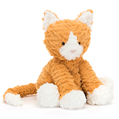 Jellycat tøjdyr - Kat 23 cm - Fuddlewuddle Ginger Cat. Dåbsgave