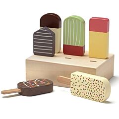 Legemad - kasse med ispinde i træ - Kids Concept
