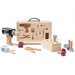 Værktøjskasse med værktøj og boremaskine - Kid`s hub - Kids Concept 