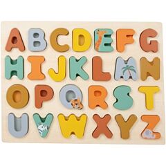 puslespil med alfabetet - Pædagogisk legetøj