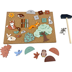 Hammer og søm sæt - Skovens dyr - Kreativt legetøj