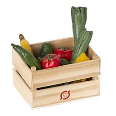 Mad til kaniner og mus - Legemad i kasse, frugt og grøntsager - Maileg