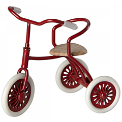 Maileg trehjulet cykel til storebror/søster mus - Abri à tricycle, Rød. Legetøj