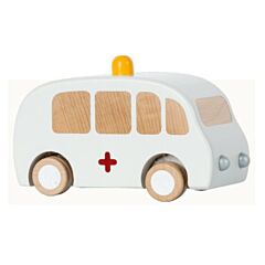 Træbil - klassisk - ambulance - Maileg