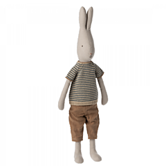 Maileg Kanin - size 4, dreng med trøje og bukser - legetøj