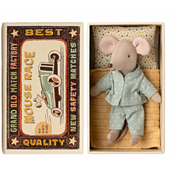 Maileg - Mus lillebror i tændstikæske. Legetøj