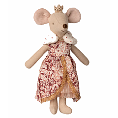 Maileg mus - Dronning med krone, Mor. Legetøj