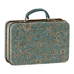 Maileg kuffert til kaniner og mus - Blossom, Blue - legtøj