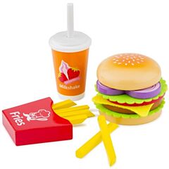 Hamburger meal - trælegetøj 