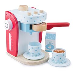 Legemad - Kaffemaskine i træ - New Classic Toys