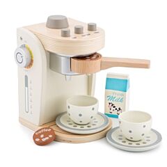 Legemad - Kaffemaskine i træ - New Classic Toys