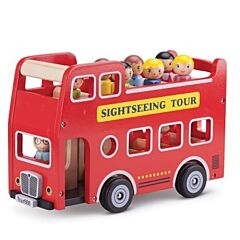 Sightseeingbus med passagerer - New Classic Toys 