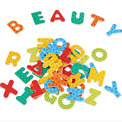 Magnetbogstaver i træ, store bogstaver - New Classic Toys. Legetøj