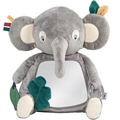 Aktivitetslegetøj med spejl - elefanten Finley - Sebra - dåbsgave