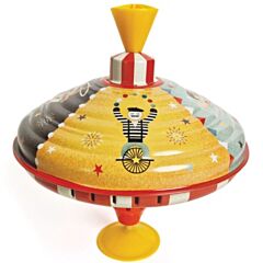 Snurretop i metal - Circus XL - Svoora. Legetøj, dåbsgave
