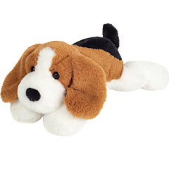 Tøjdyr - Liggende hund beagle - 29 cm - Teddy Hermann. Legetøj, dåbsgave