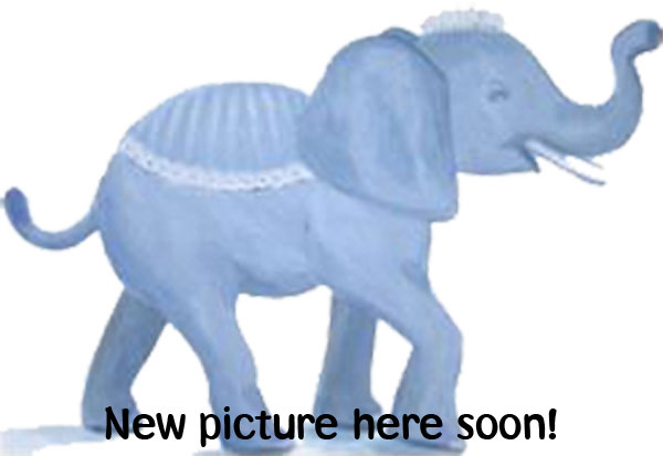 Jellycat tøjdyr - elefant - 26 cm - Quaxy Elephant. Sjovt legetøj og fin dåbsgave